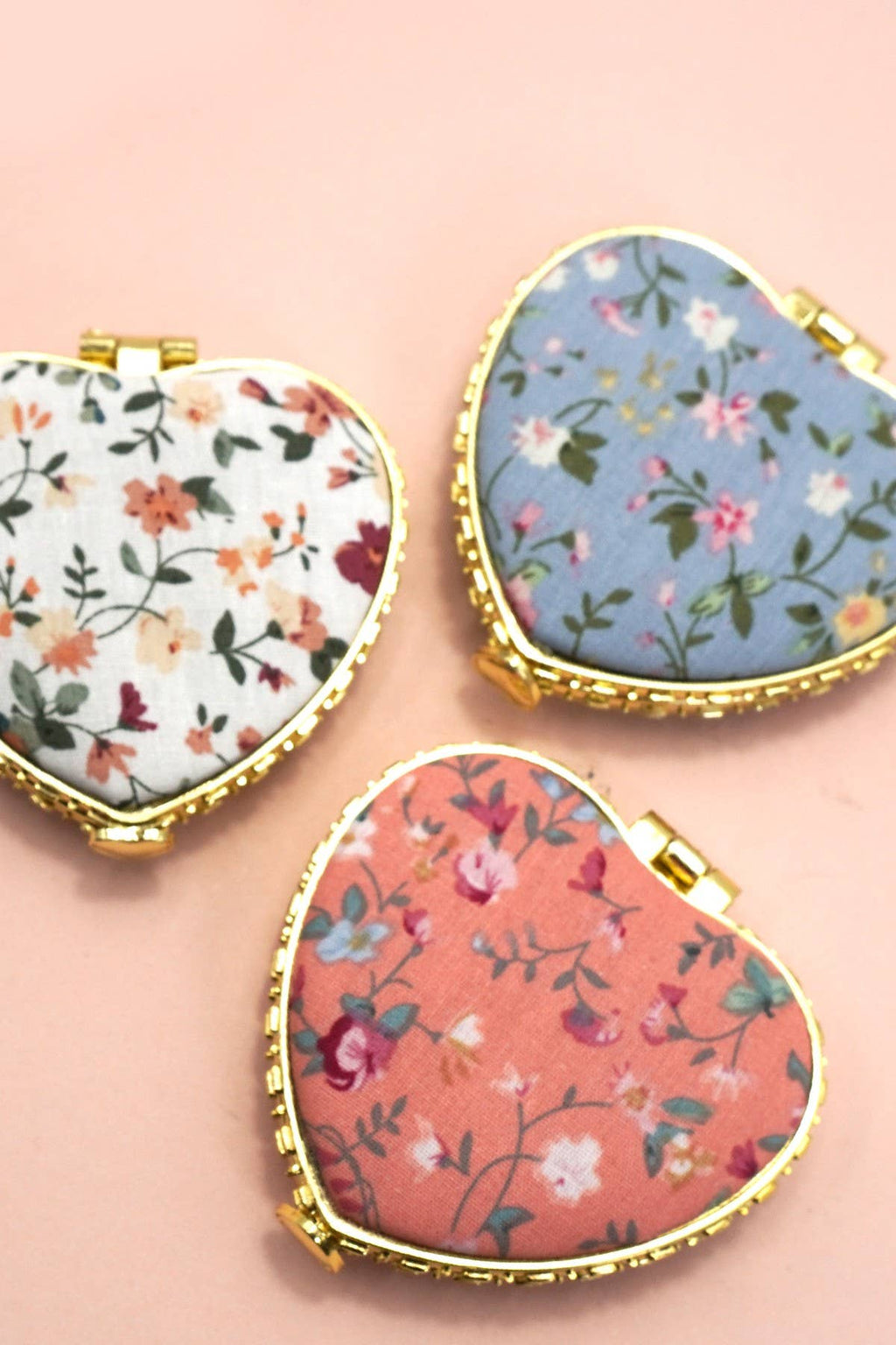 Vintage Floral Pocket Mirror