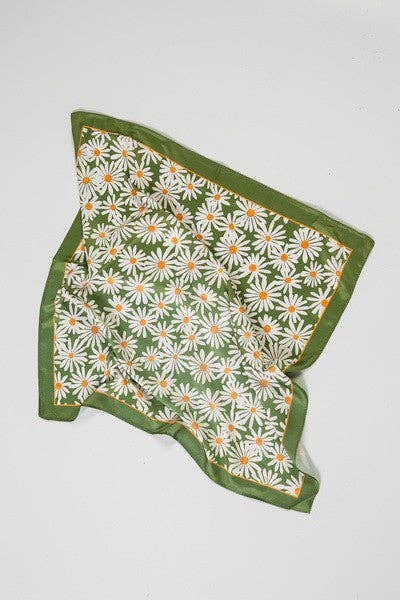 Daisy Silk Scarf