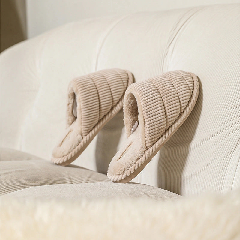Cozy Courduroy Slippers