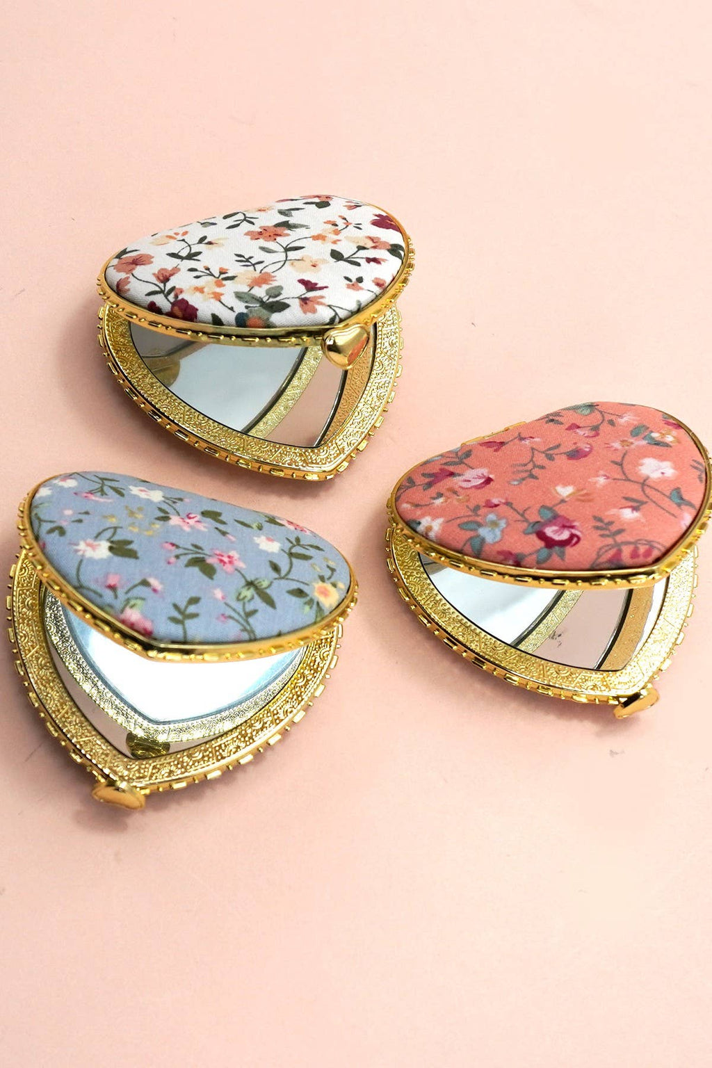 Vintage Floral Pocket Mirror