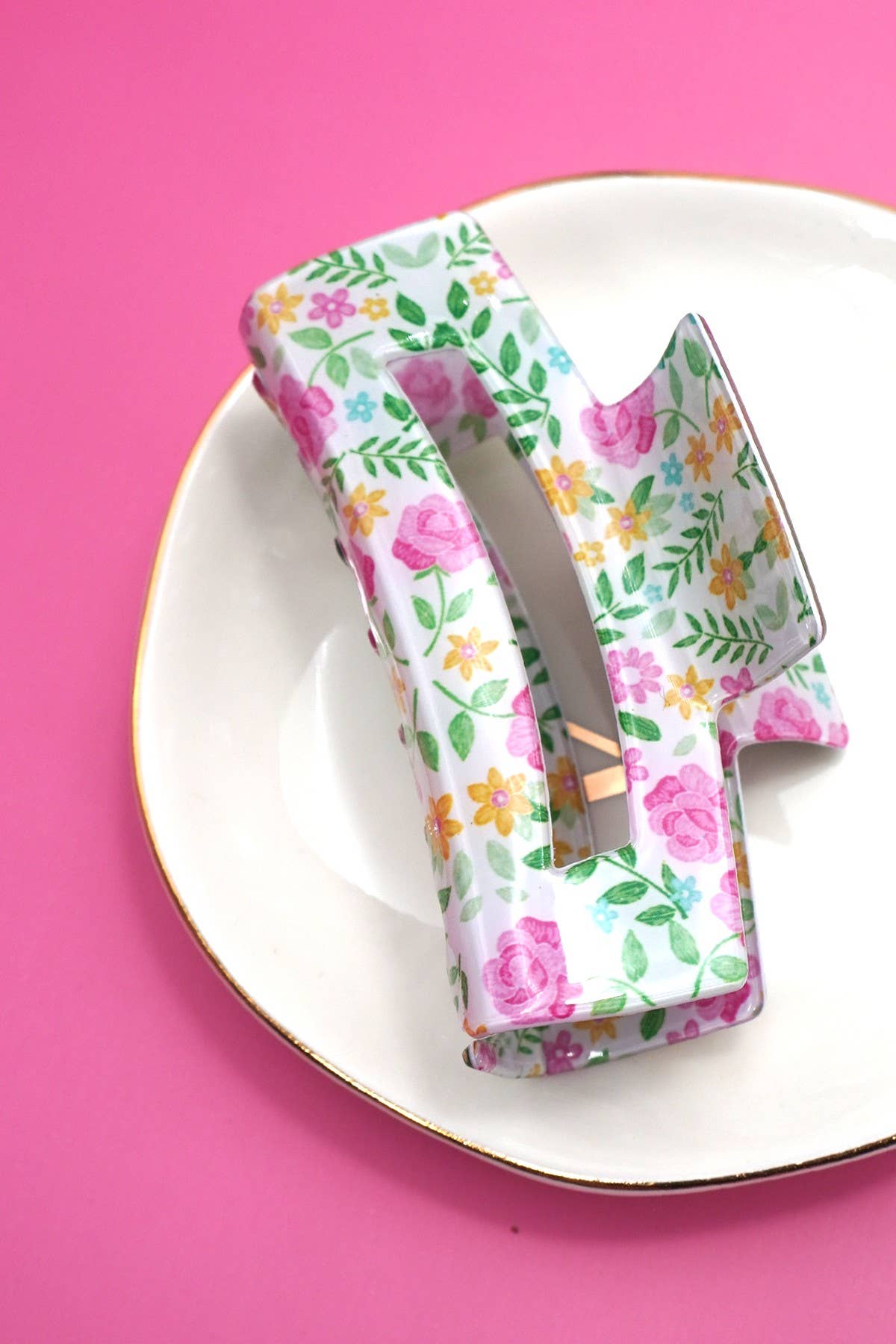 Cottagecore Floral Hair Clips