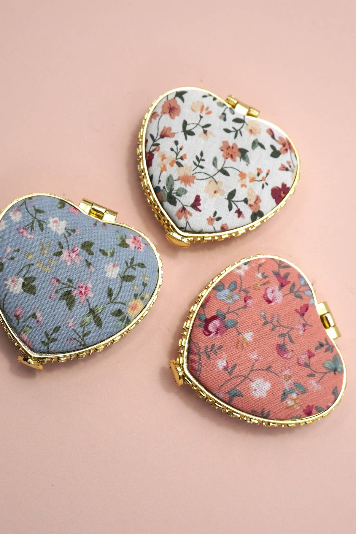 Vintage Floral Pocket Mirror